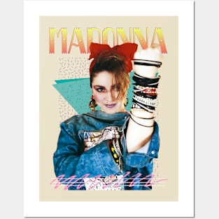 Madonna Strong Style 90s  Retro Aesthetic Posters and Art